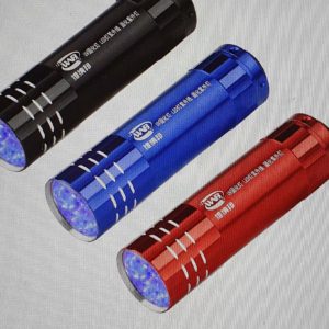 Mini 9 LED UV svítilna Barva modrá