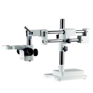 Mikroskop Stojan Dvojité rameno uchycení mikroskop hlavy masivní provedení (White)