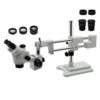 Mikroskop 3.5X-90X Trinokulární Stereo Mikroskop se stojanem Super Widefield 10X20MM Barlow Lens (White Set)
