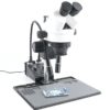 Mikroskop Illuminator Lamp 3in1 6W 6500K LED +60 LED kruhové světlo