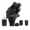 3.5X-90X Mikroskop Trinokulární Stereo Super Widefield 10X20MM Barlow Lens (Black)