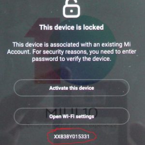 Xiaomi Mi Account odblokování