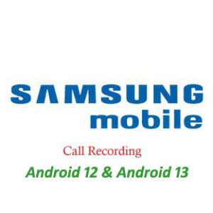 Nahrávání Hovorů Samsung modely 2022 (Galaxy S22) Android 12 Android 13